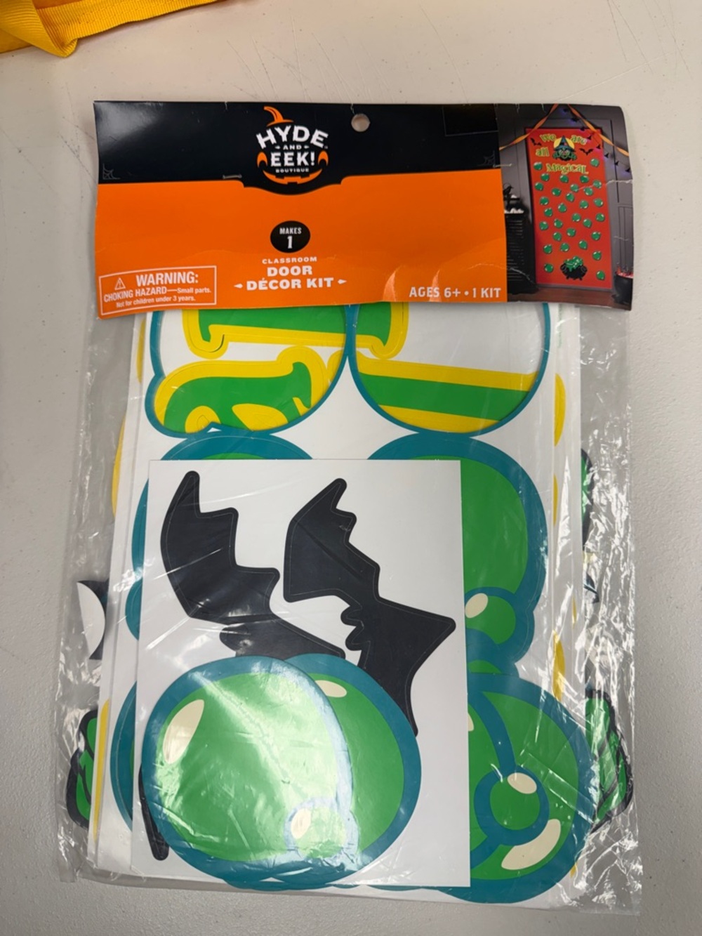 Hyde and EEK! Halloween Classroom Door Decor Kit We Are All Magical witch cauld